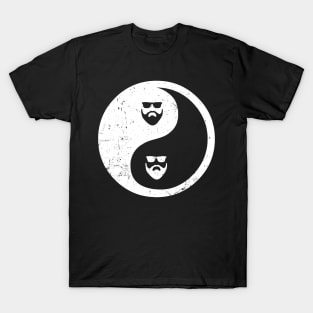 Bearded Man Ying Yang T-Shirt